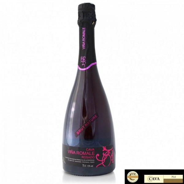 Cava Romale Brut Nature Rosado - 5,50 € unid.