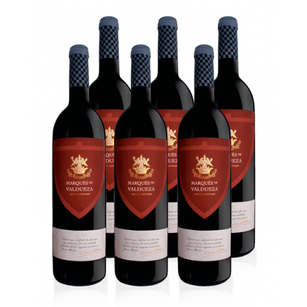 Vino Tinto Marqués de Valdueza Etiqueta Roja - 16 € unidad.